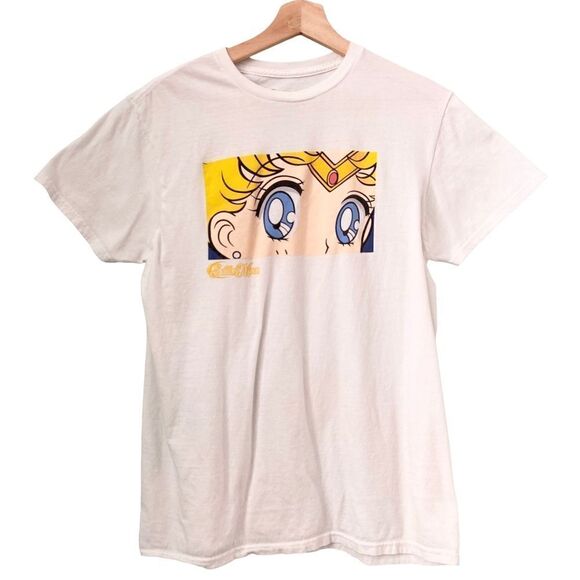 Sailor Moon Basic White Tee in Size Medium - Picture 1 of 6